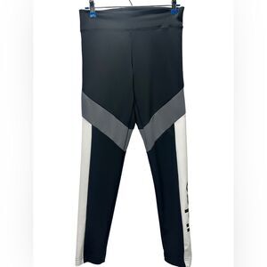 Adidas Areoready Black/White/Gray Tricolor Leggings Size S